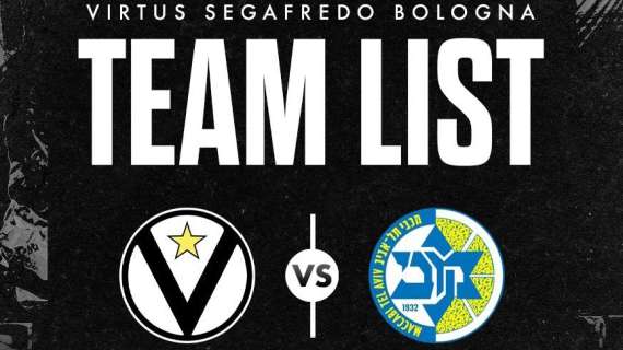 UFFICIALE EL - Virtus Bologna, Polonara nei 12: fuori Abass e Pajola