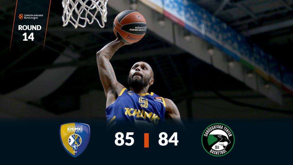 EuroLeague - Khimki sul Darussafaka in un finale thriller