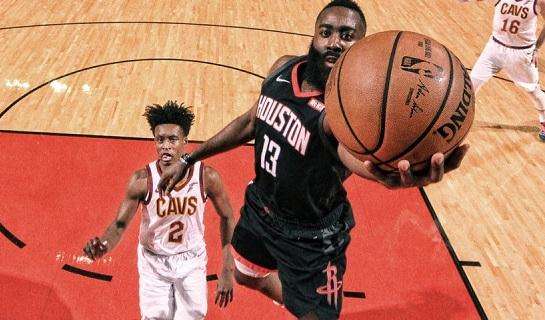 NBA - Valanga Rockets sui Cavaliers con nuovo record di Harden
