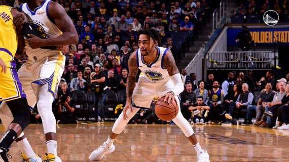 NBA - D'Angelo Russell si gode ogni secondo con Stephen Curry