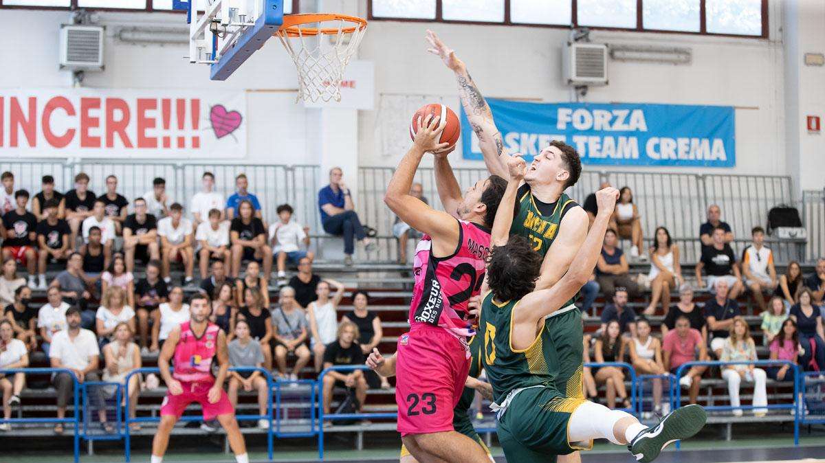 Serie B - L'amichevole tra la Pallacanestro Crema e il Siena College