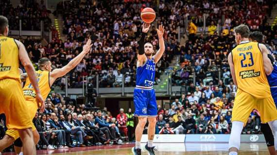 FIBA Mondiali 2023 - Mannion e Spissu: l'Italia batte l'Ucraina nell'ultimo quarto