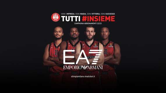 LBA - L'Olimpia Milano cambia l'intestazione dello sponsor