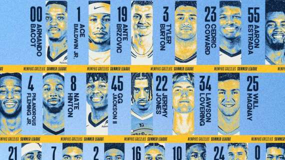 NBA - Memphis Grizzlies alla Summer League 2025 senza Cedric Cowan