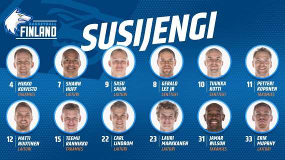 EuroBasket 2017 - I 12 convocati della Finlandia