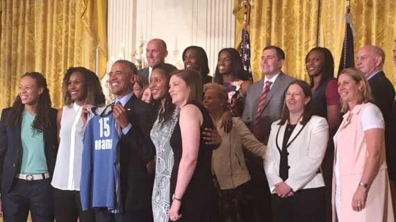 WNBA - Obama festeggia le campionesse del 2015 Minnesota Lynx