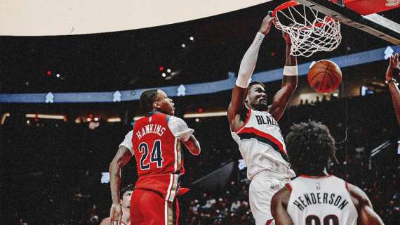 NBA - Prima vittoria stagionale per i Blazers la rivincita sui Pelicans