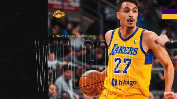 NBA - I Lakers firmano e rilasciano Vincent Valerio-Bodon