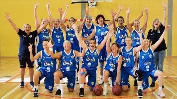 Maxibasket - Esordio vincente assoluto per la Over55 femminile all'Europeo FIMBA