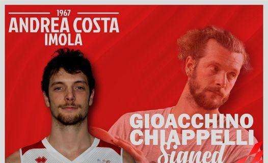 Serie B - Gioacchino Chiappelli è un nuovo giocatore dell’Andrea Costa Imola