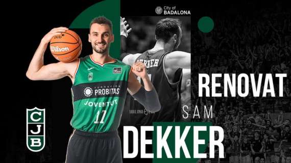 UFFICIALE EC - Niente Real, Sam Dekker estende con la Joventut fino a fine stagione