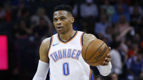 NBA - Thunder, confermato che Russell Westbrook non sarà alla prima gara contro Golden State stasera