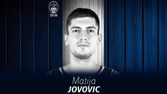 Serie B - Luiss Roma, altra conferma: Matija Jovovic