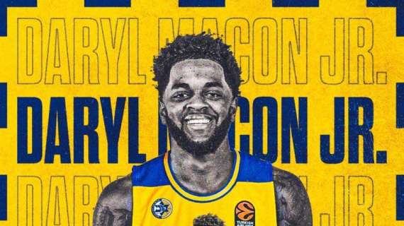 UFFICIALE EL - Maccabi Tel Aviv, annunciato Daryl Macon Jr: a disposizione solo da novembre