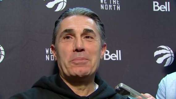 NBA - Sergio Scariolo head coach dei Toronto Raptors contro i Rockets