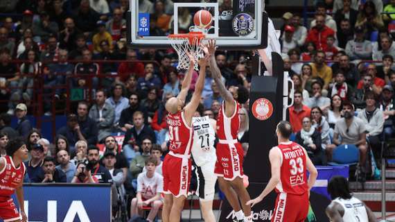 LIVE LBA - L'Olimpia Milano travolge l'Aquila Trento con triple e ordine difensivo