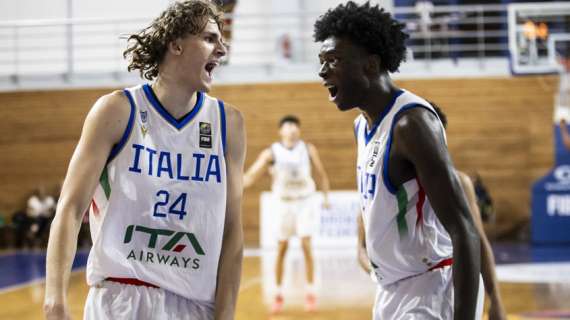 Europeo U20, l'Italbasket batte l'Ucraina: agli ottavi c'è l'Islanda