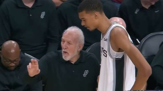 Wemby sul ritiro di Popovich: «È stato un onore far parte di questi 29 anni della tua carriera»