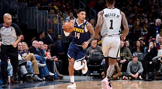 NBA - Nuggets, vittoria in rimonta contro gli Spurs