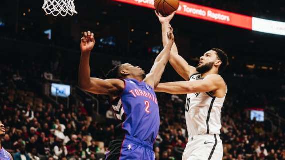 NBA - I Raptors si inceppano sul più bello: Brooklyn incassa la vittoria