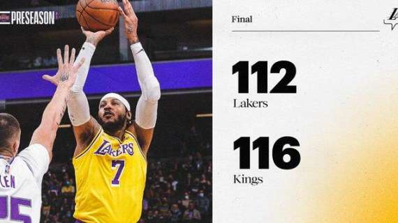 NBA Preseason - I Lakers chiudono con un record negativo 0-6