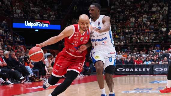 LBA Playoff: Mirotic e Shields conducono l'Olimpia Milano sul 2-0