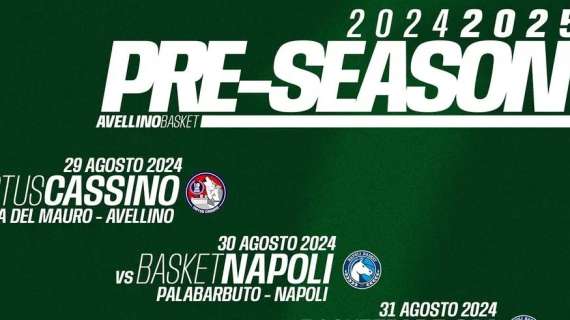 A2 - Avellino Basket, il calendario della preseason: ecco le amichevoli