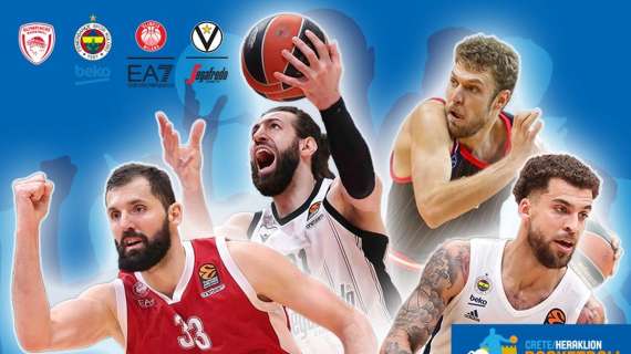 Accoppiamenti Torneo di Creta: assente Milutinov in Olympiacos-Virtus