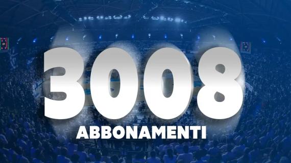 Acqua S.Bernardo Cantù, chiusa a 3008 tessere la campagna abbonamenti 
