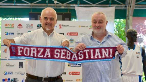 A2 - Sebastiani Rieti, presentato Franco Ciani. Pietropaoli: «Per alzare ulteriormente l’asticella»