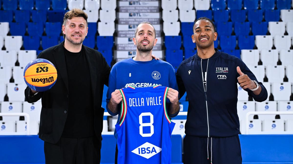 Una squadra da Serie A per la Nazionale 3x3. Confermato Amedeo Della Valle