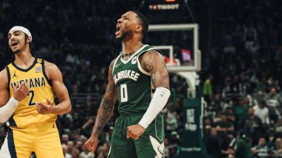 NBA Playoff - Damian Lillard lancia i Bucks a surclassare i Pacers