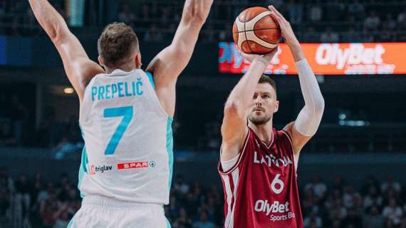 L'infortunio di Doncic spiana la vittoria della Lettonia sulla Slovenia