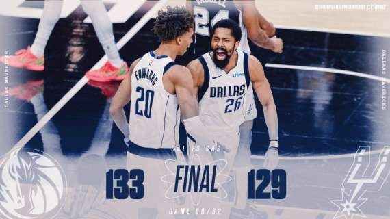 NBA - Con soli otto giocatori i Mavericks conquistano San Antonio