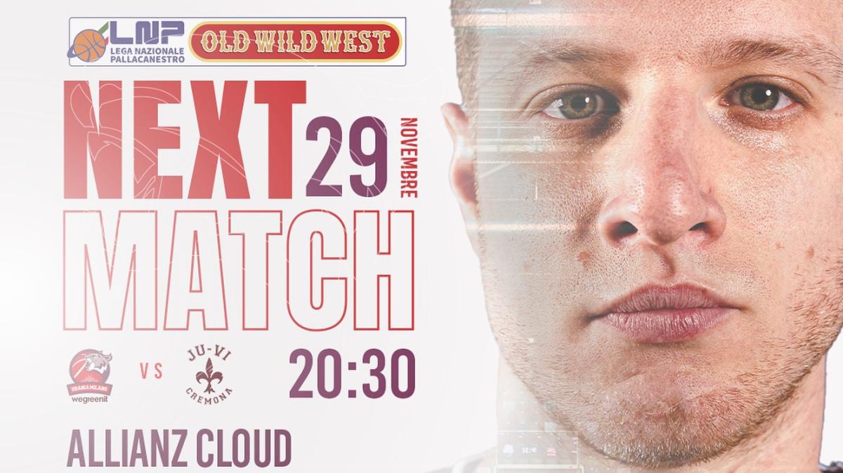 A2 - Wegreenit Urania: sabato all'Allianz Cloud con la Ferraroni Cremona