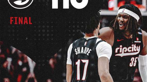 NBA - Shaedon Sharpe guida i Trail Blazers a superare gli Hawks