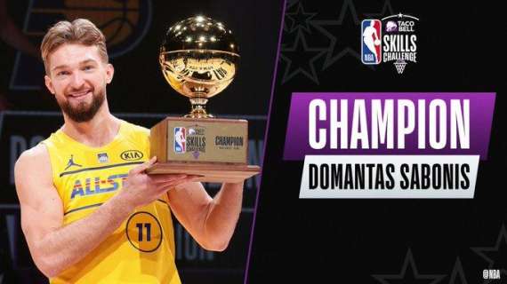 NBA - Lo Skills Challenge 2021 consacra Domantas Sabonis 