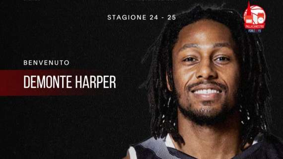UFFICIALE A2 - Colpo Forlì, torna in Italia la guardia Demonte Harper