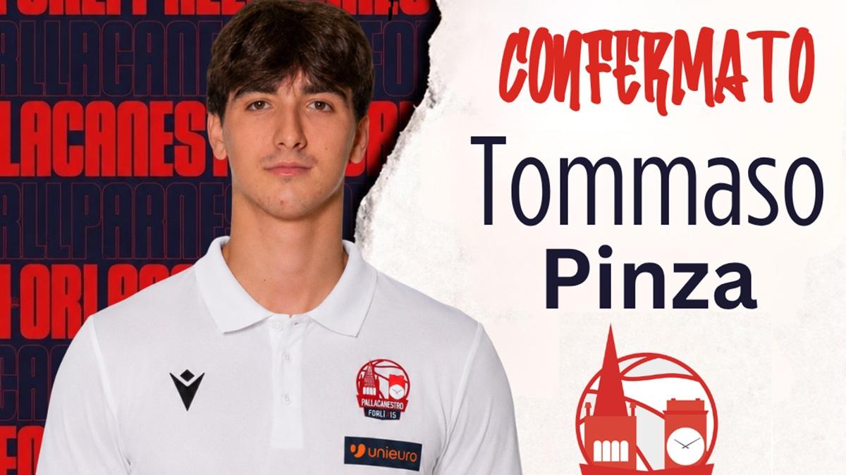 Unieuro Forlì conferma il giovane Tommaso Pinza in prima squadra