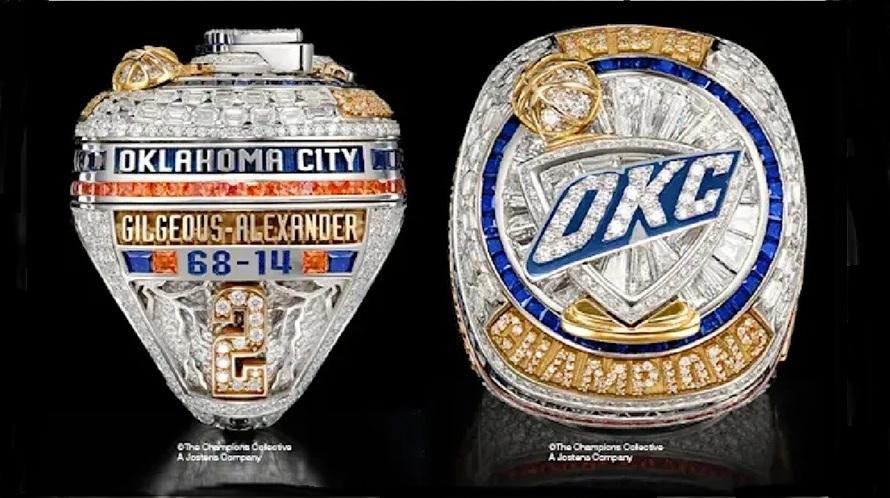 NBA: I Thunder celebrano il titolo con un doppio anello da oltre 800 pietre preziose