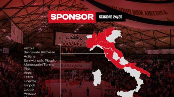 LBA - Estra Pistoia Basket, sponsorizzazioni in crescita del 15% 