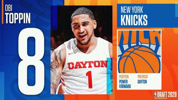 NBA Draft 2020 - Obi Toppin, il primo newyorkese dal 1966 ad essere scelto dai Knicks