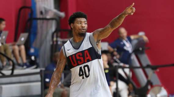 Mondiali basket 2019 - Team USA, Marcus Smart in campo contro la Grecia