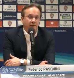 Champions League - Sassari, Pasquini "Vinto mantenendo il controllo del ritmo"