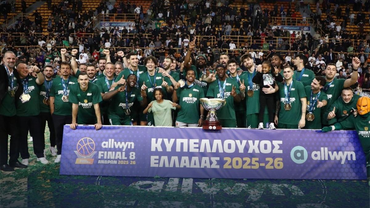 Coppa di Grecia, il trionfo di Nigel Hayes-Davis e del Panathinaikos