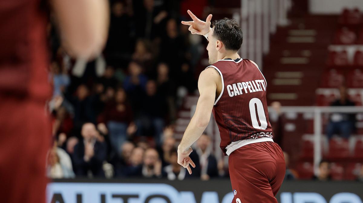 «Continuiamo a sognare»: Trapani, Cappelletti dopo la vittoria su Udine