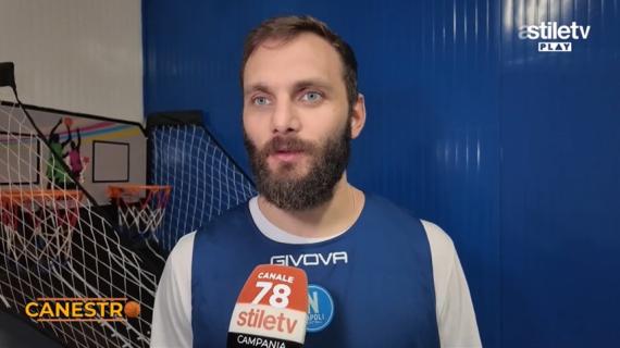 Canestro, Stefano Gentile capitano del Napoli Basket di Alessandro Magro