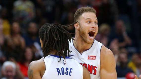 NBA - Pistons: il buzzer bater di Derrick Rose spazza i Pelicans