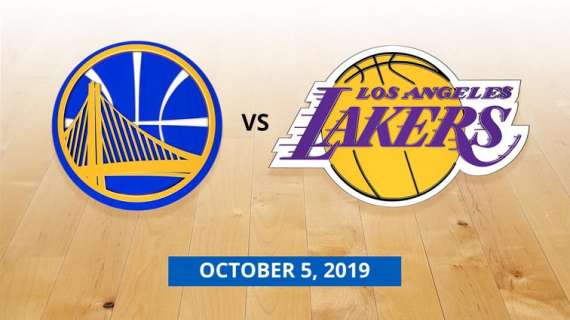 NBA Preseason - Lakers e Warriors si incontreranno quattro volte di fila!