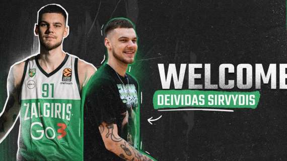 Official: former Pistons' Deividas Sirvydis signed with Zalgiris Kaunas